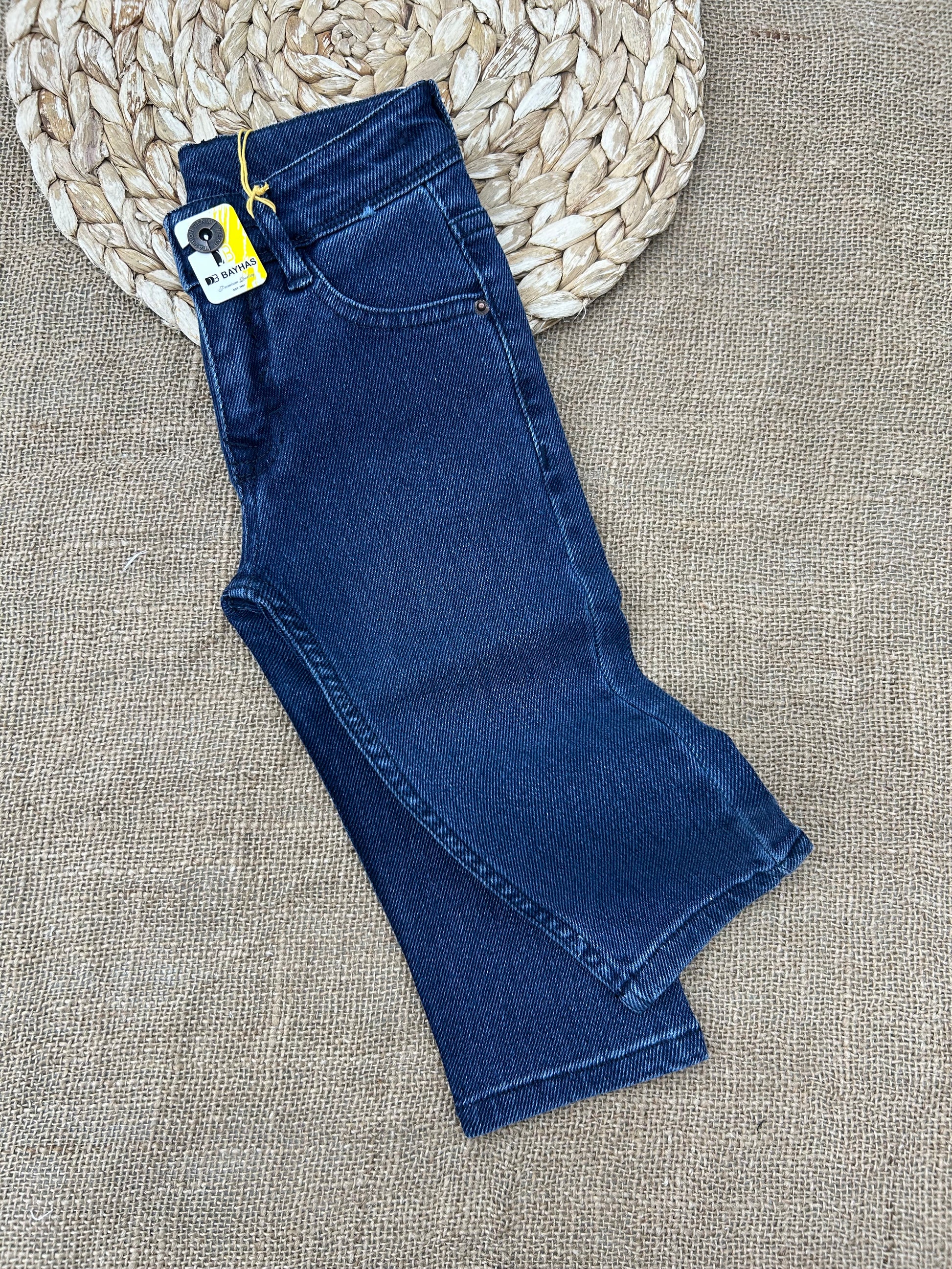 1-4 بنطلون بيبي جينز لايكرا