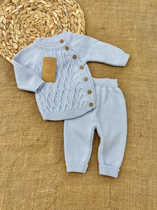 طقم صوف ازرار