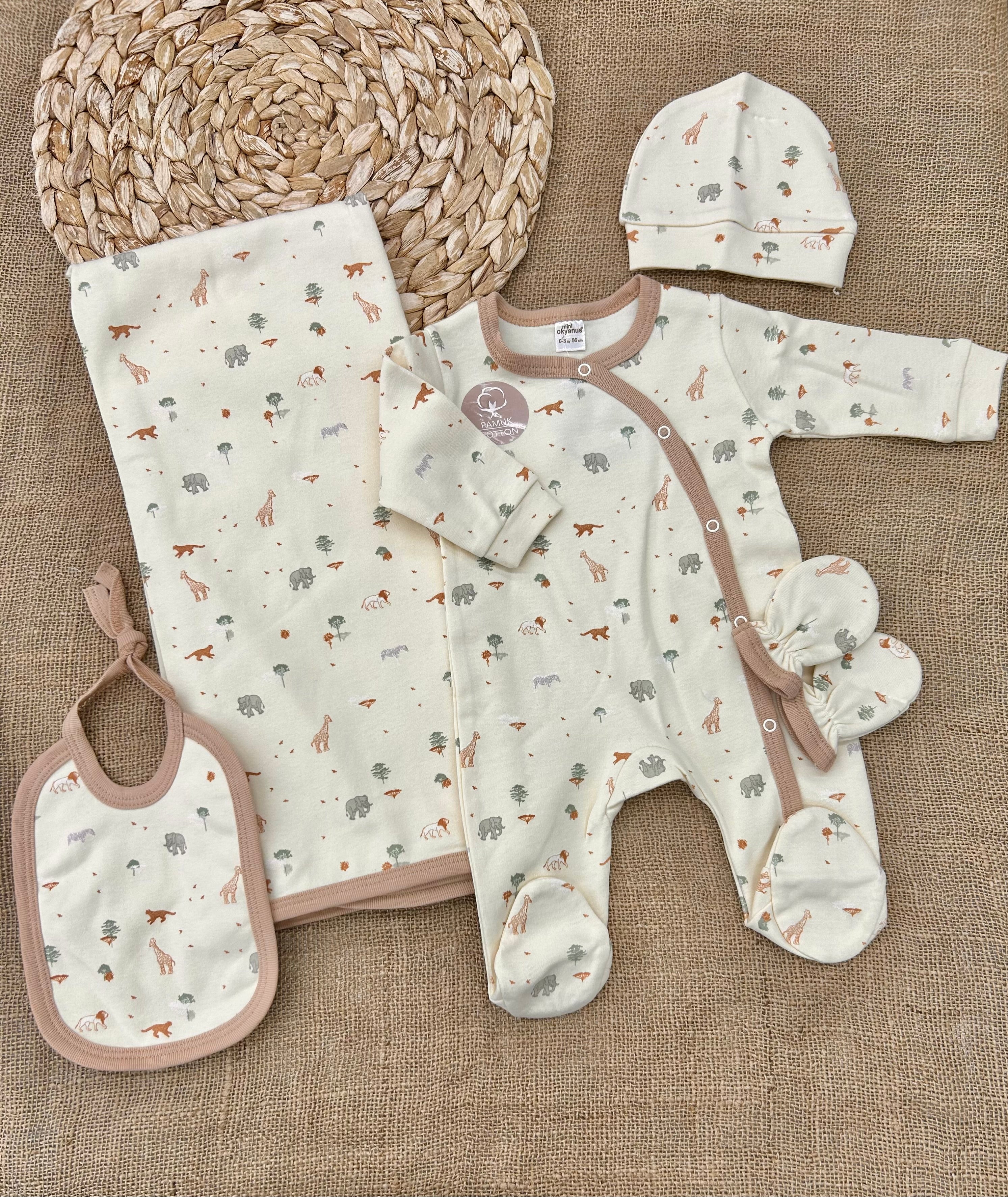 طقم قطن 5 قطع