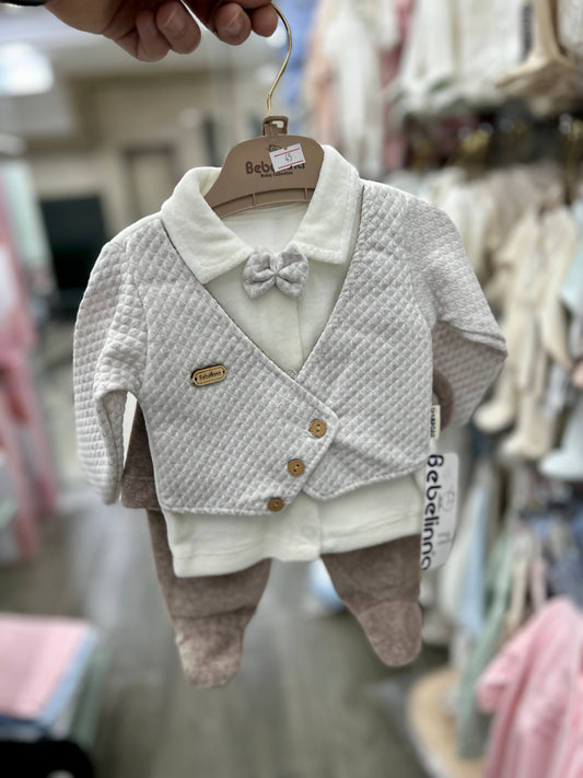 طقم مخمل 5 قطع  ببيونة