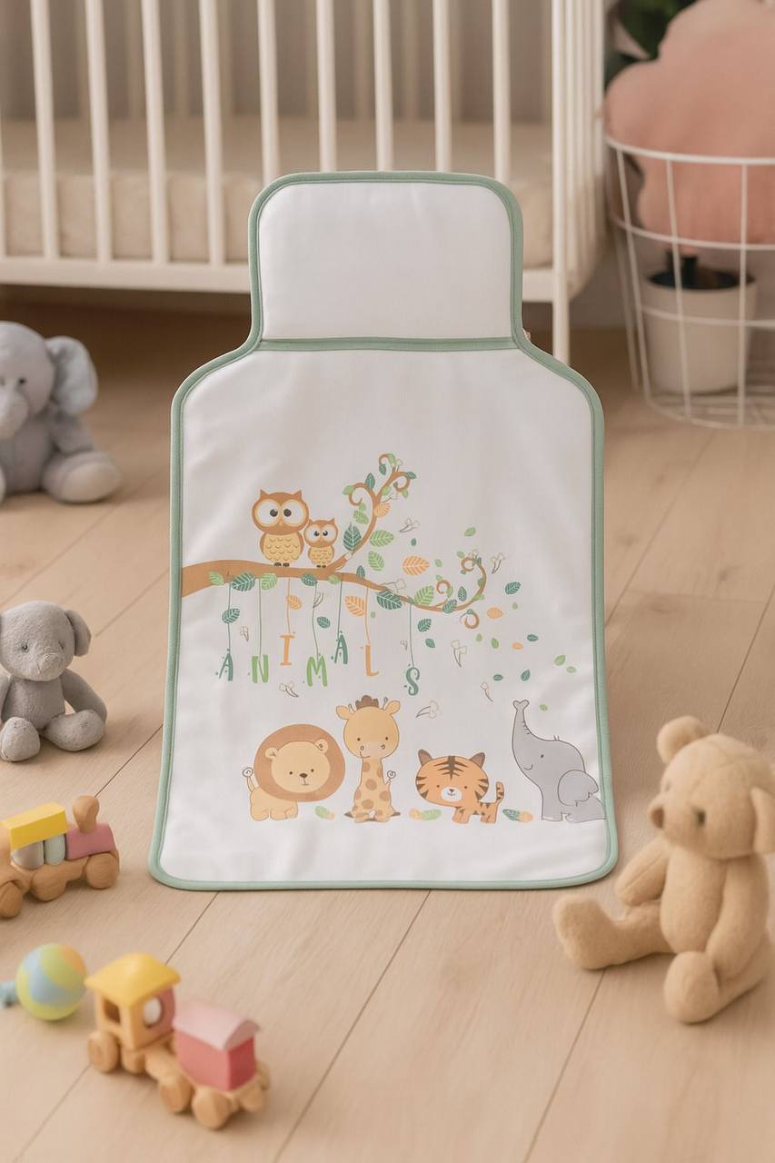 فرشة غيار بشكير مبطن مشمع