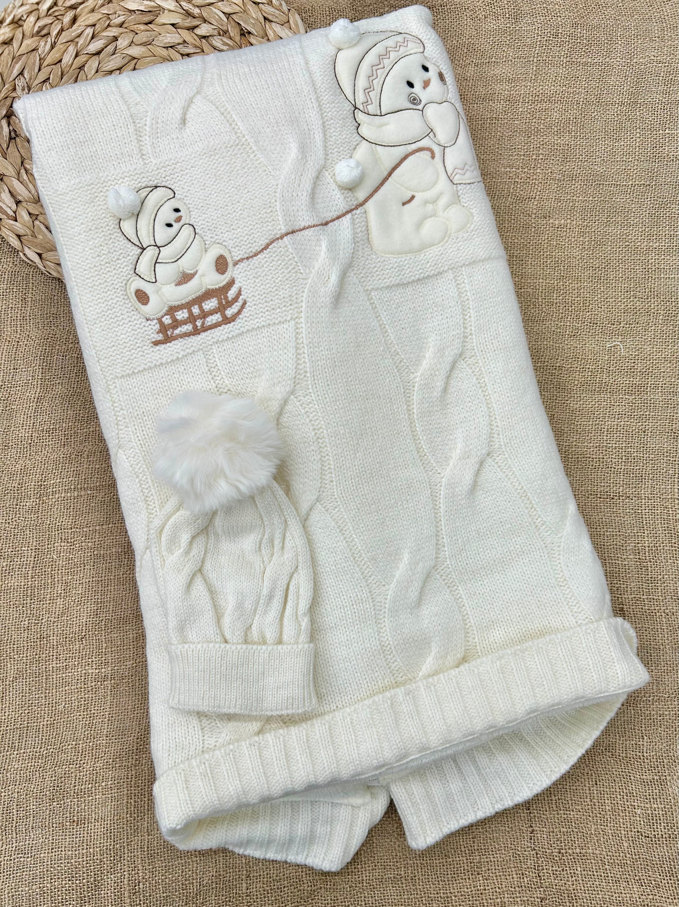 حرام صوف طبيعي مبطن فرو مع طاقية