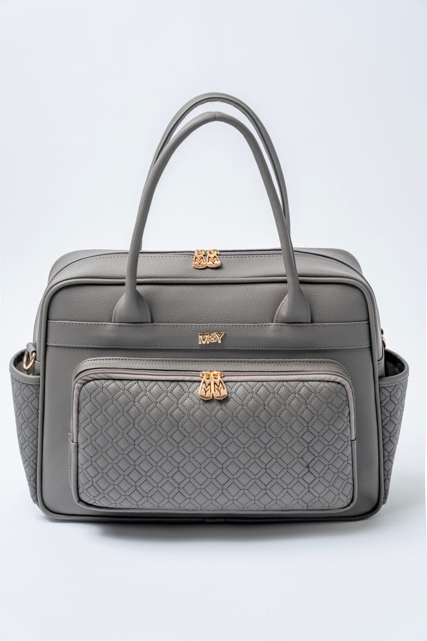 شنطة my collection جلد ايد  مطرزة