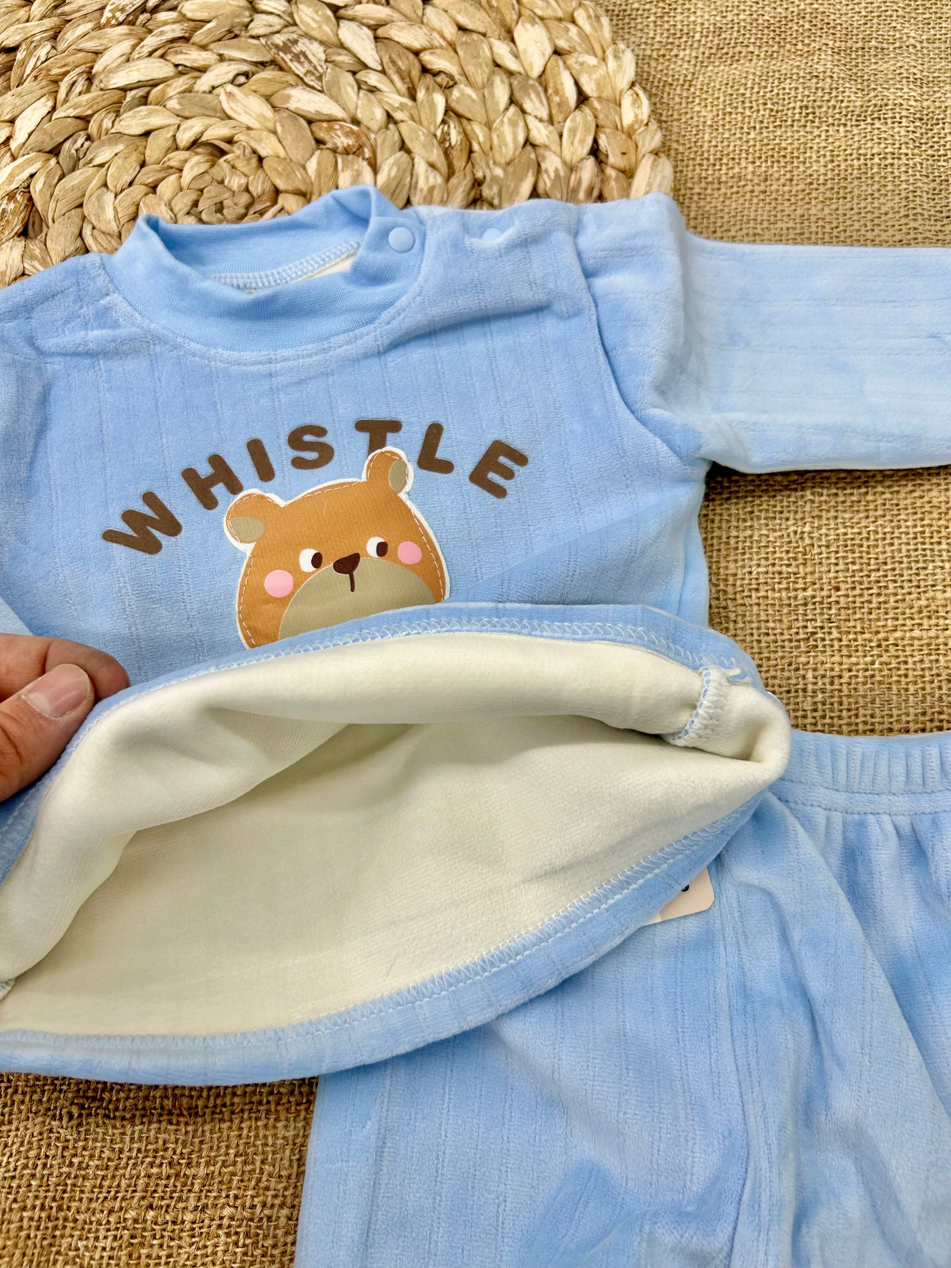 بيجامة بيبي فوتر whistle