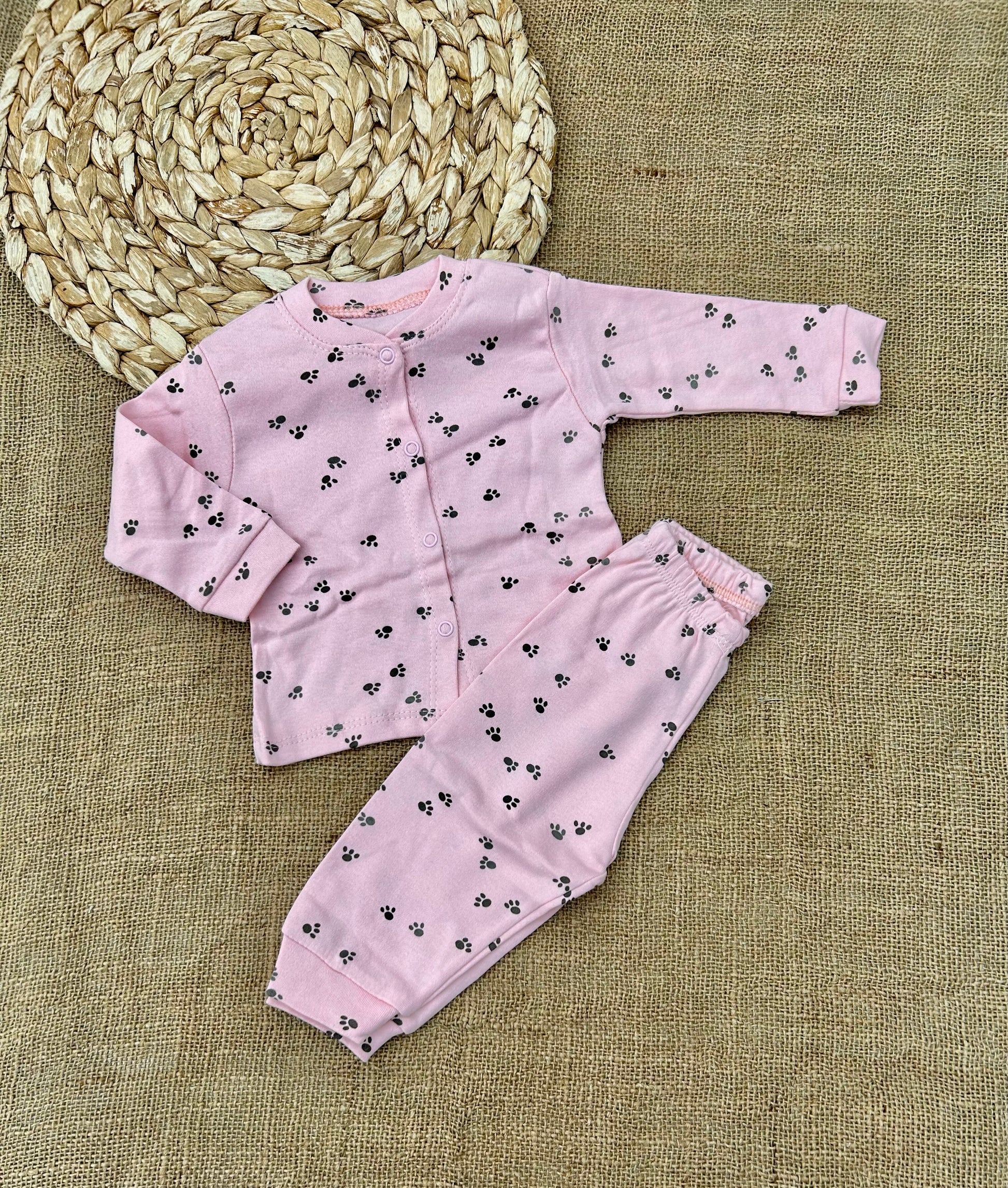 بيجامة بيبي قطن كبسات