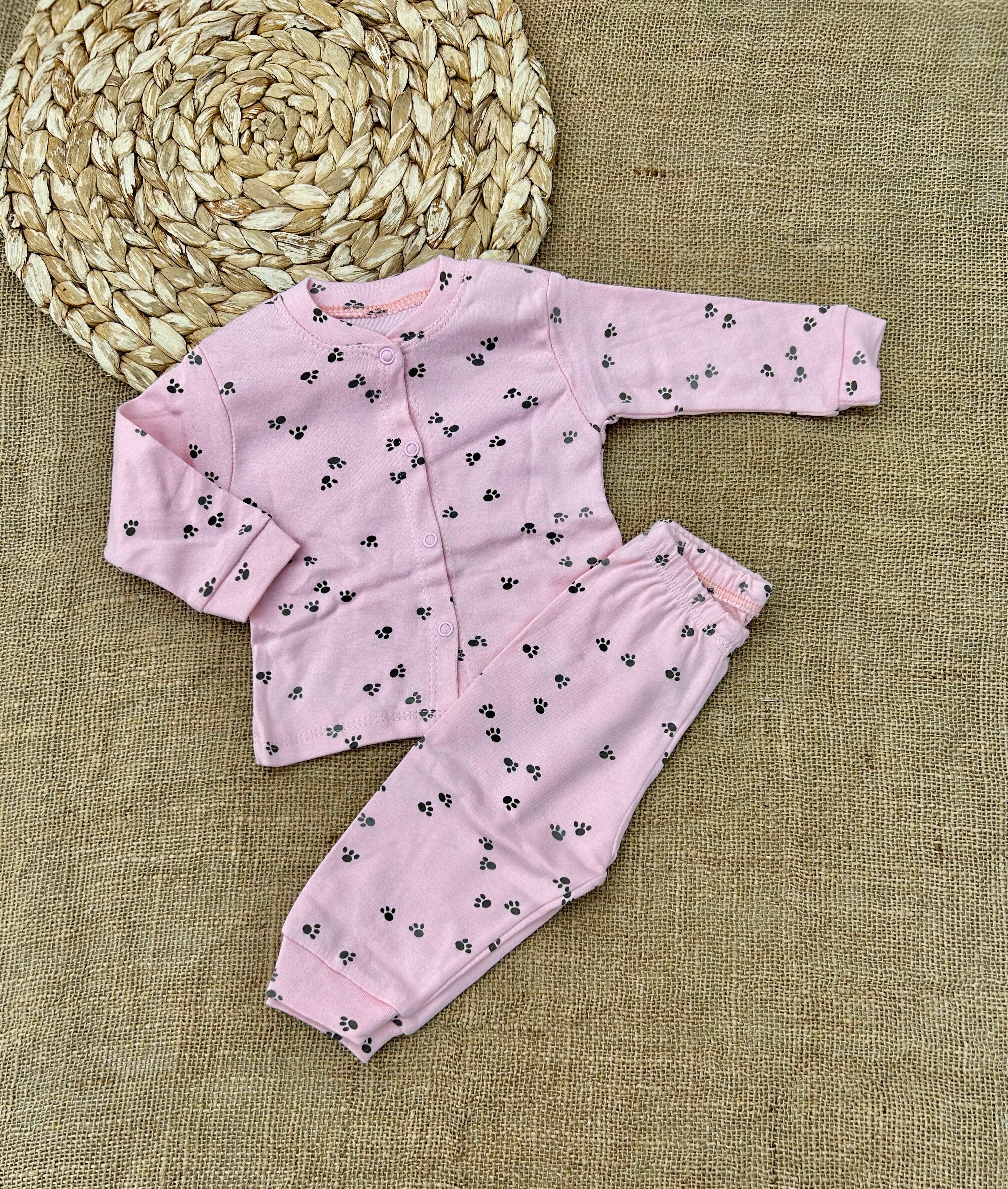 بيجامة بيبي قطن كبسات