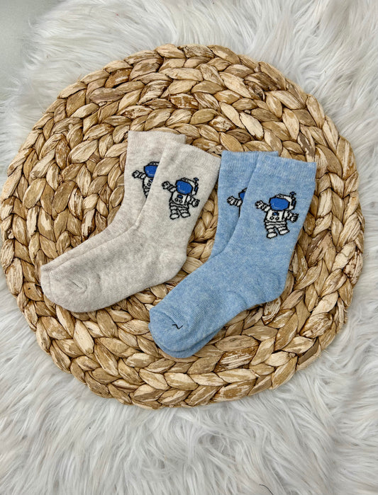 2-3 جرابات بيبي شتوي قطن مبطن