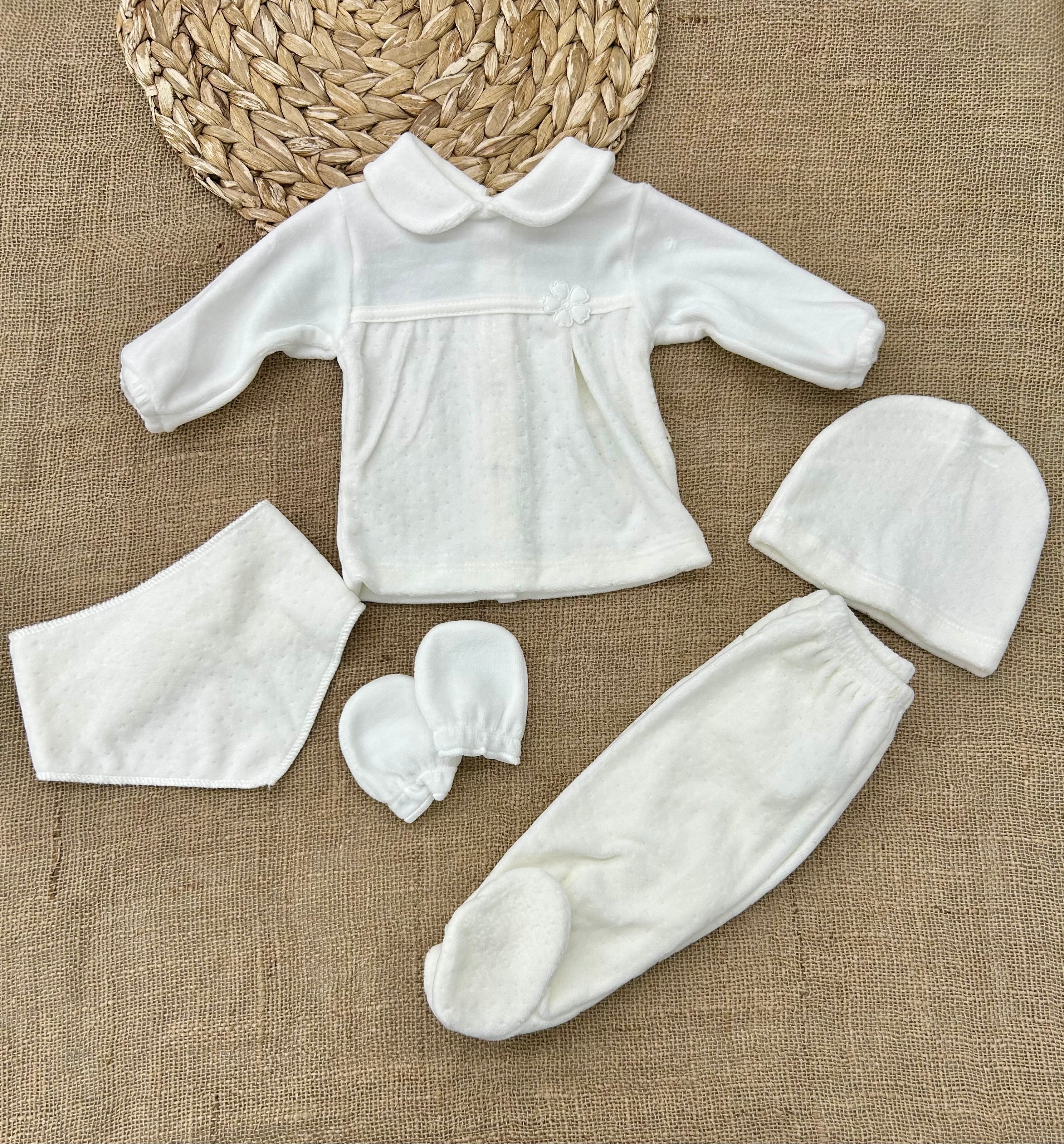 طقم مخمل 5 قطع  فيونكا