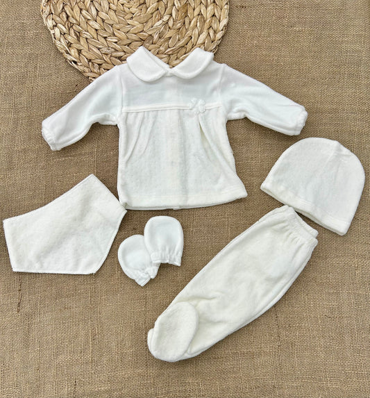 طقم مخمل 5 قطع  فيونكا