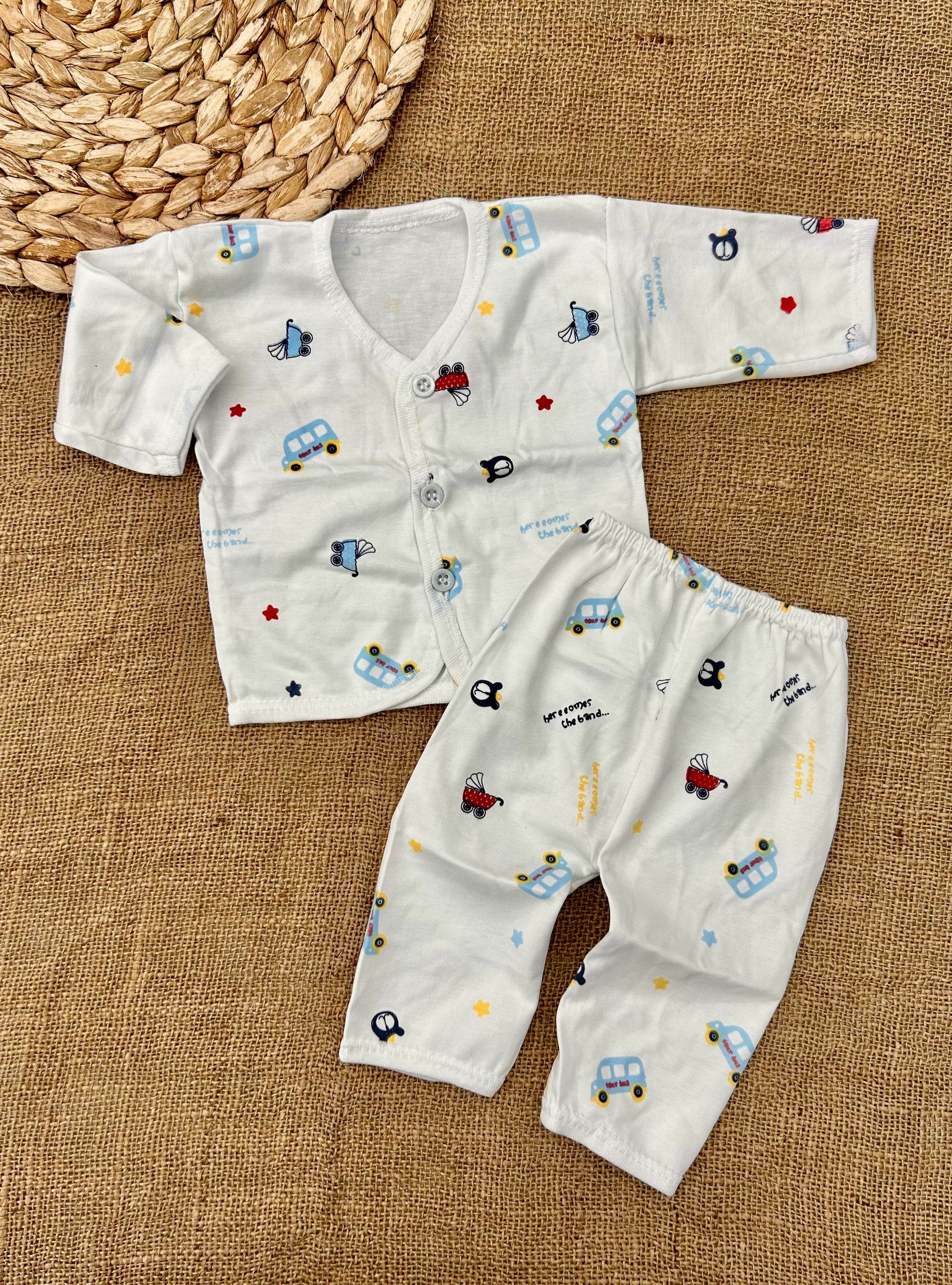 بيجامة قطن نيوبورن سيارات