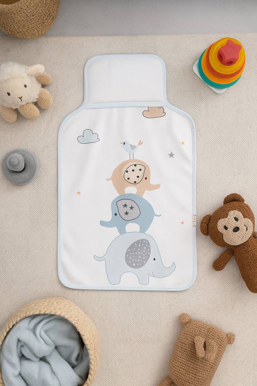 فرشة غيار بشكير مبطن مشمع