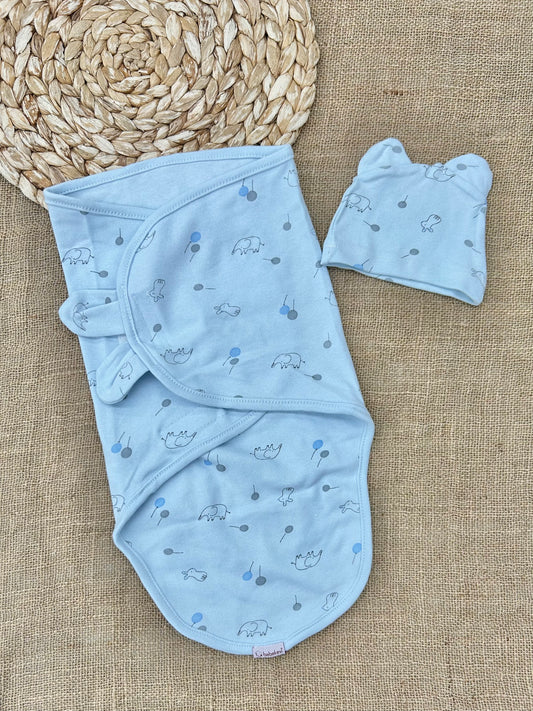 كوفلية جاهزة مع طاقية – قطن 100%