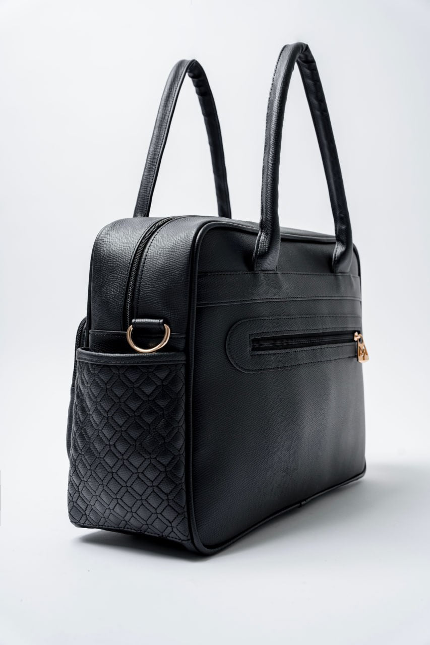 شنطة my collection جلد ايد  مطرزة