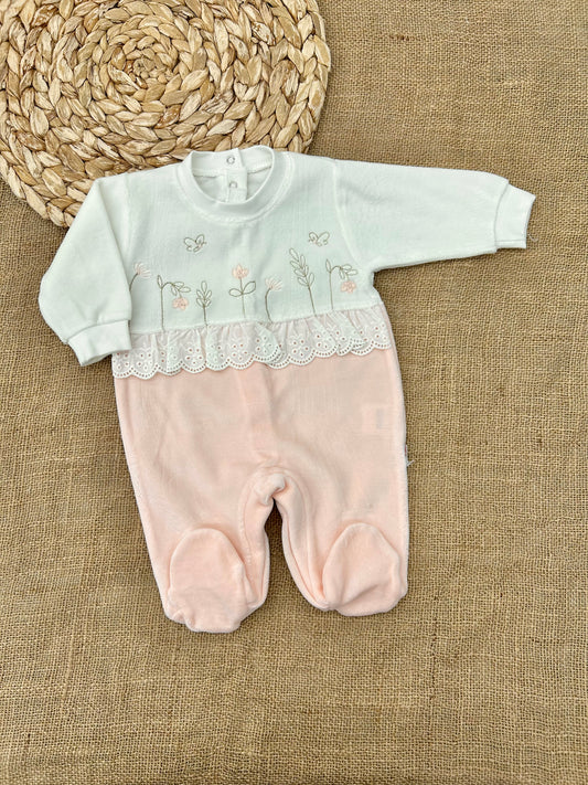 أفرهول مخمل بناتي – ناعم بتفاصيل دانتيل فاخرة