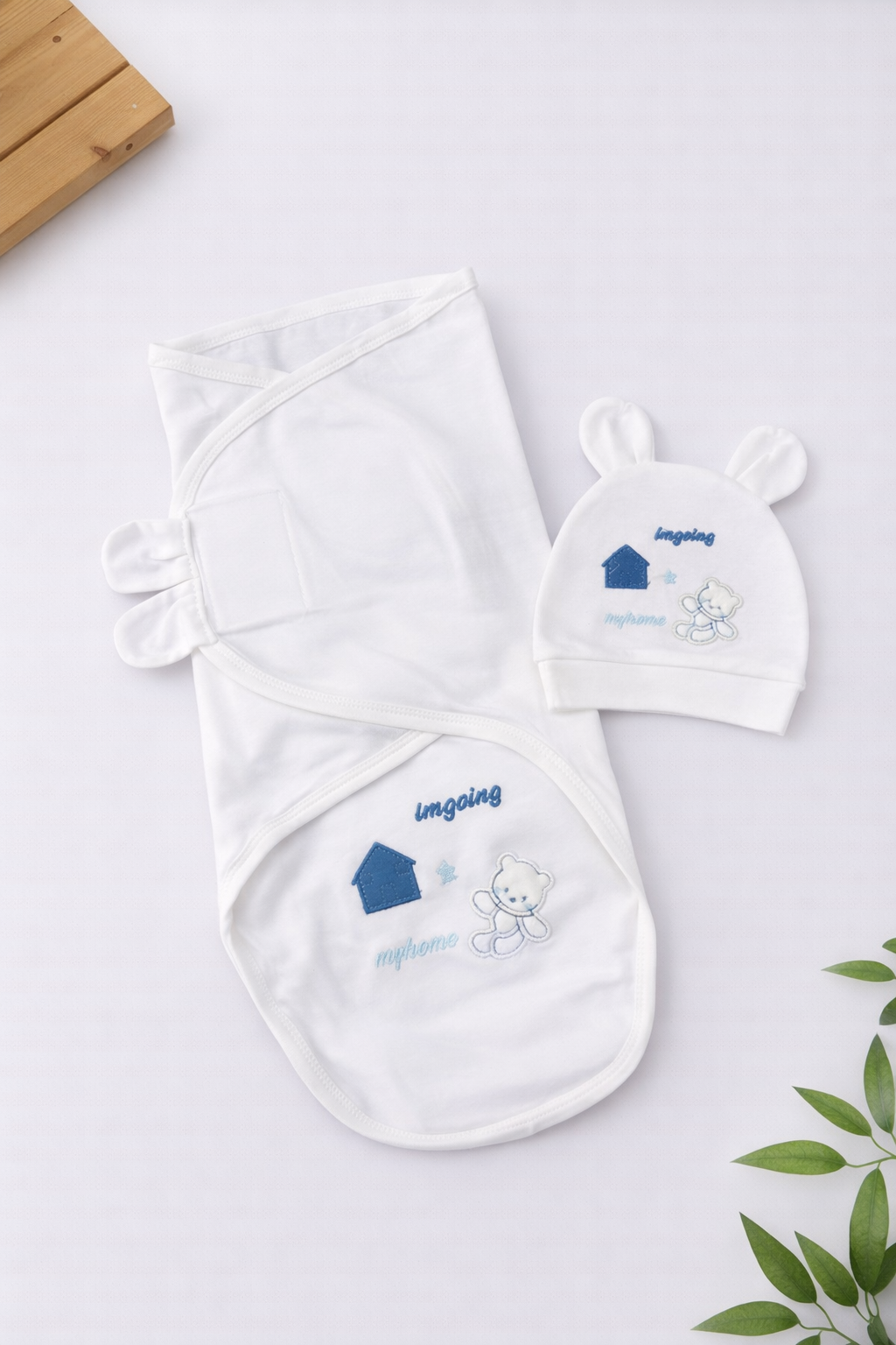 كوفلية قطن جاهزة تلزيق مع طاقية