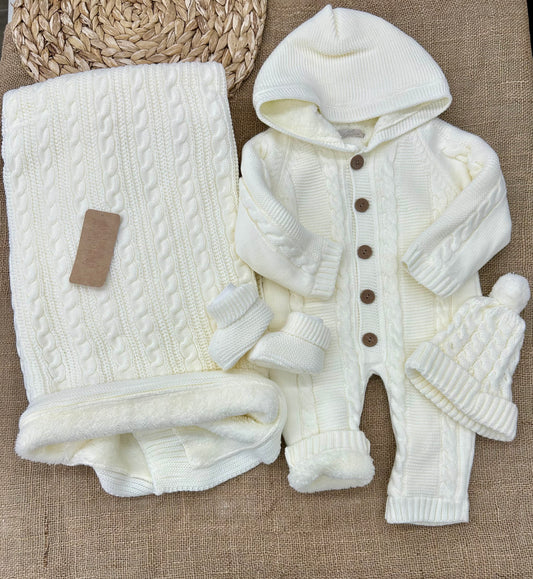 طقم مستشفى صوف مبطن كامل