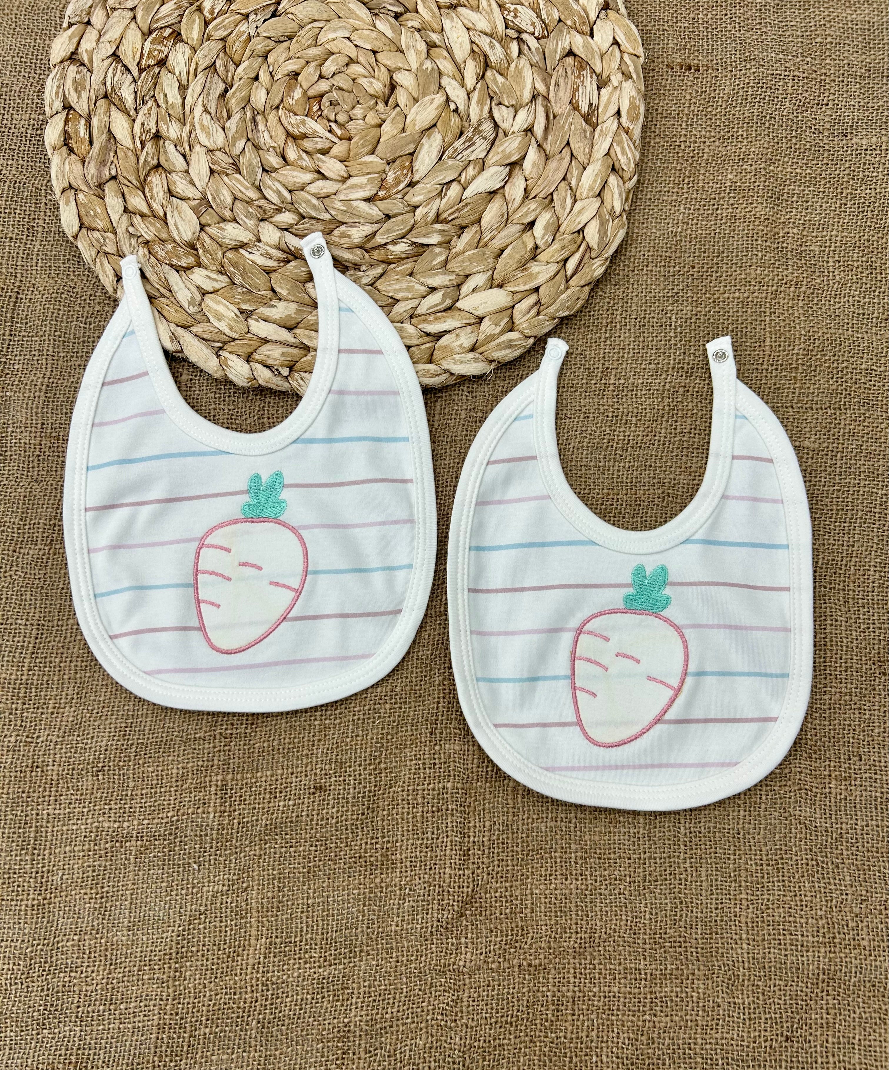 مريلة قطن كبسات فراولة