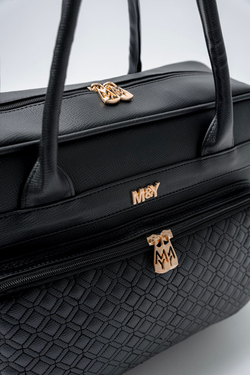 شنطة my collection جلد ايد  مطرزة