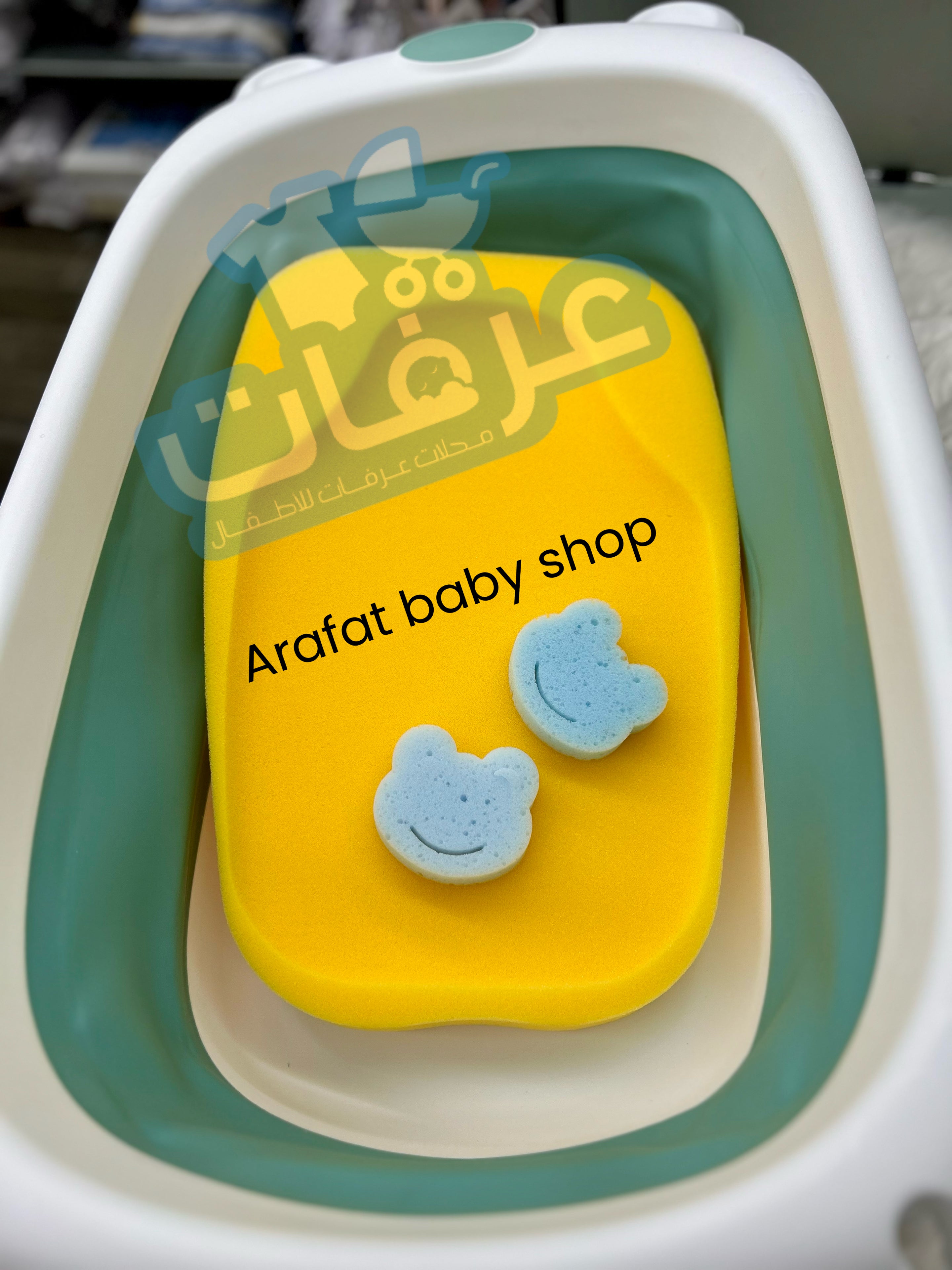 اسفنجة حمام مع ليفتين ماركة bebekevi