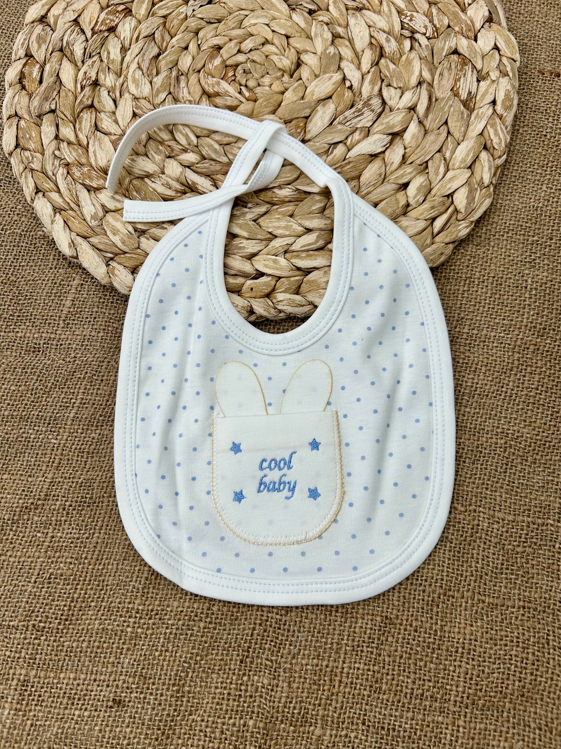 مريلة قطن ربط cool baby