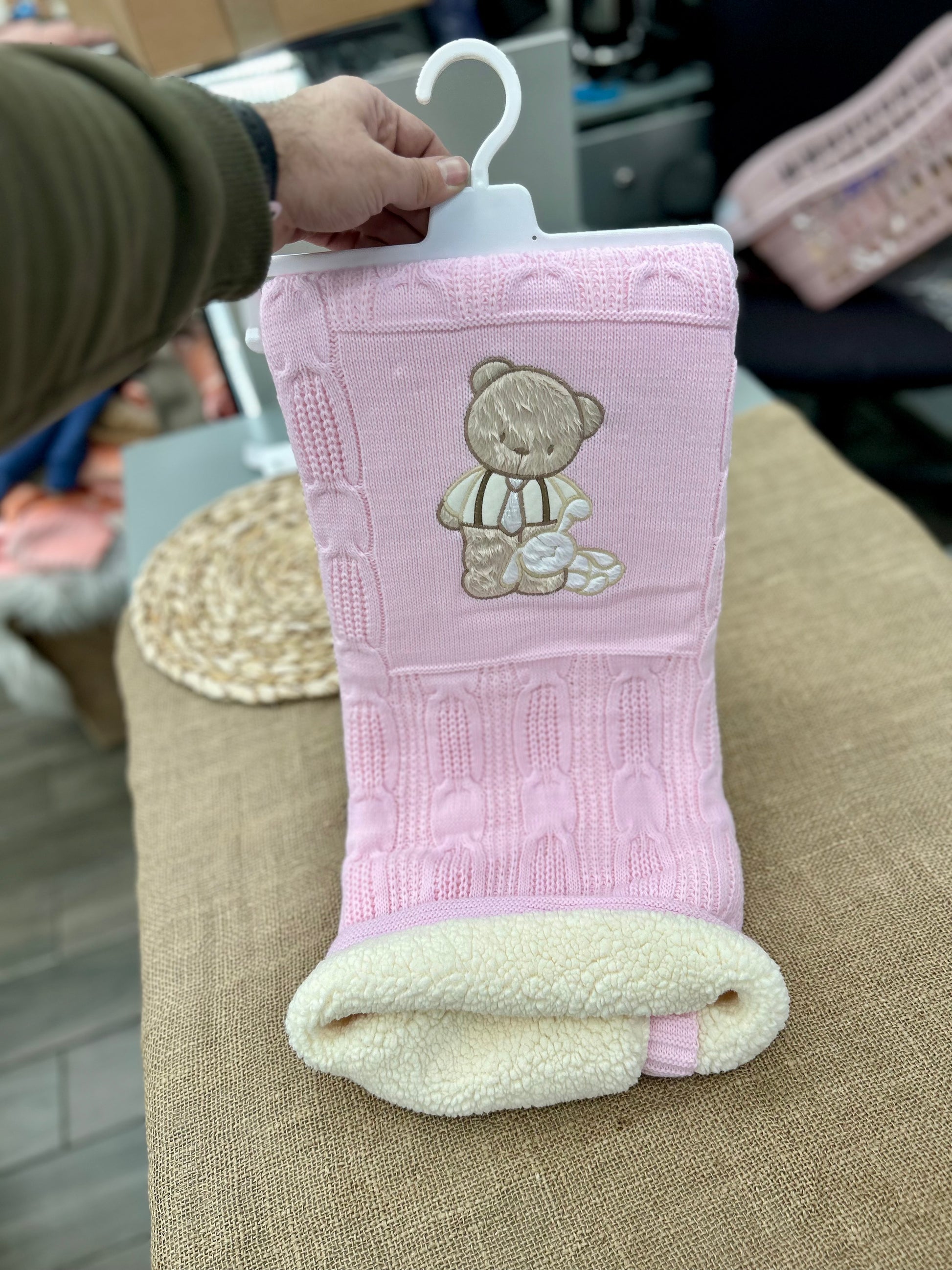 حرام صوف مبطن فرو رسمة دب