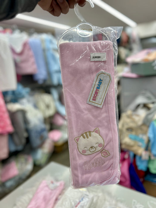 كوفلية بيبي قطن ناعم مع رسمة