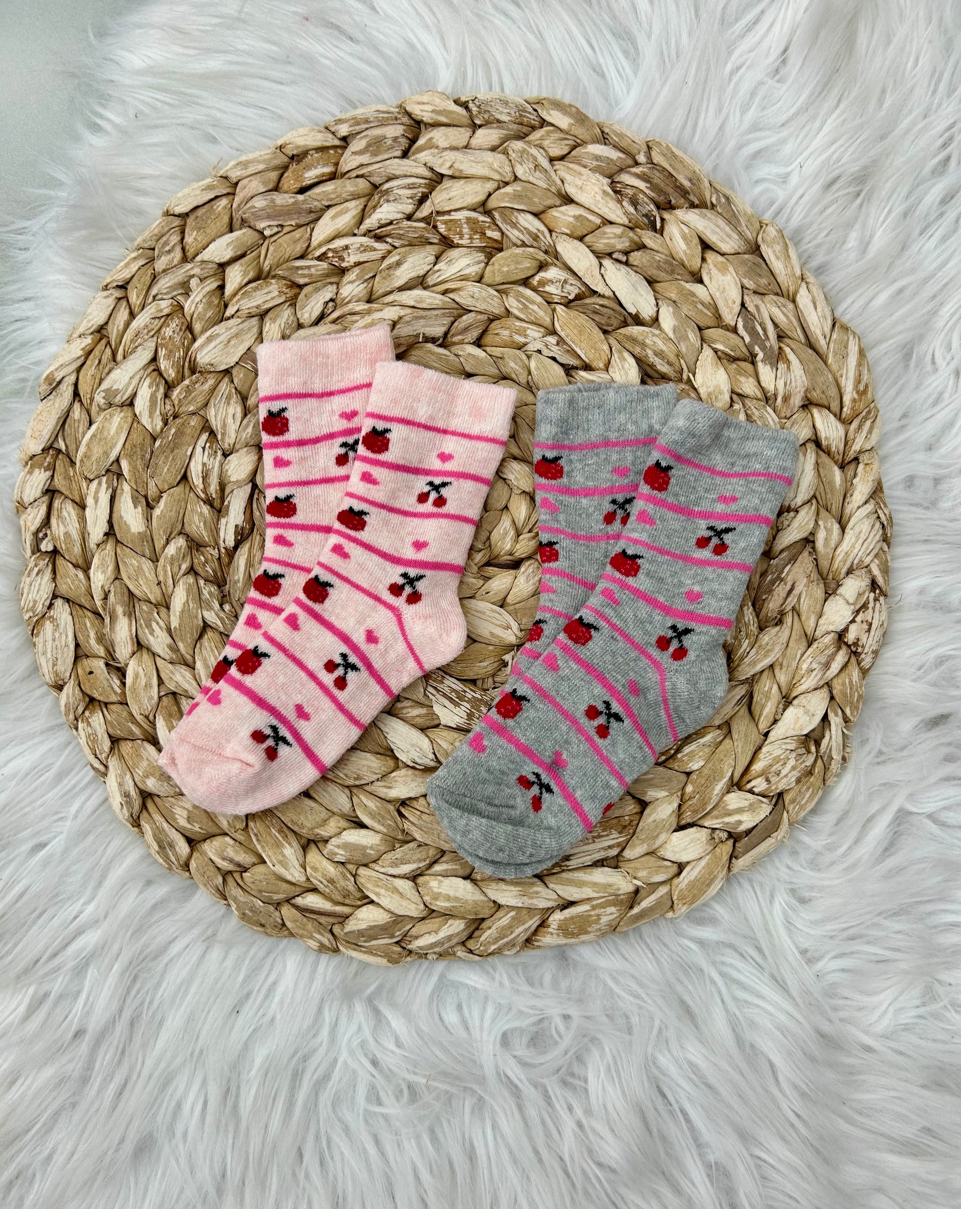 2-3 جرابات بيبي شتوي قطن مبطن