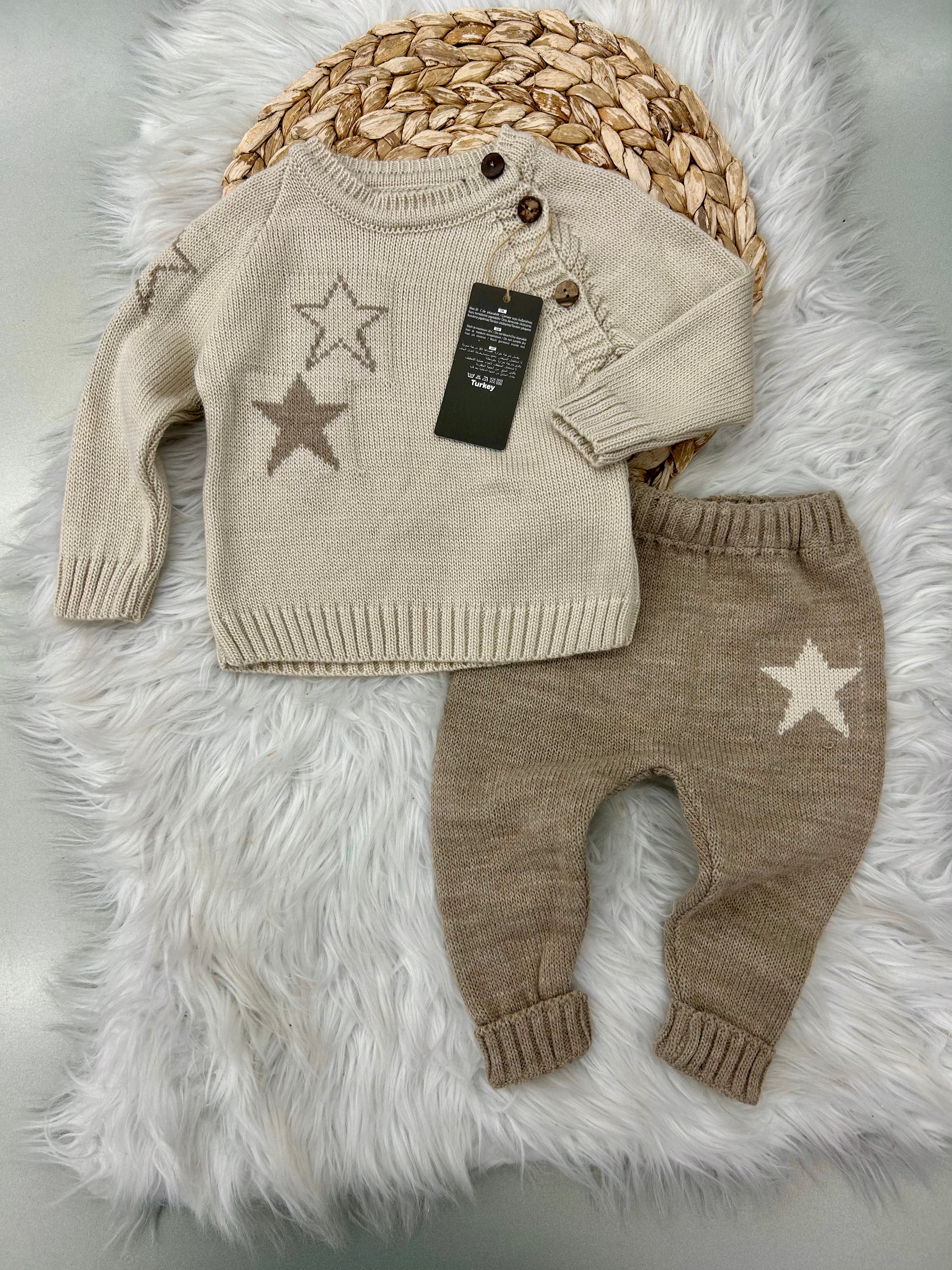 طقم صوف نجوم