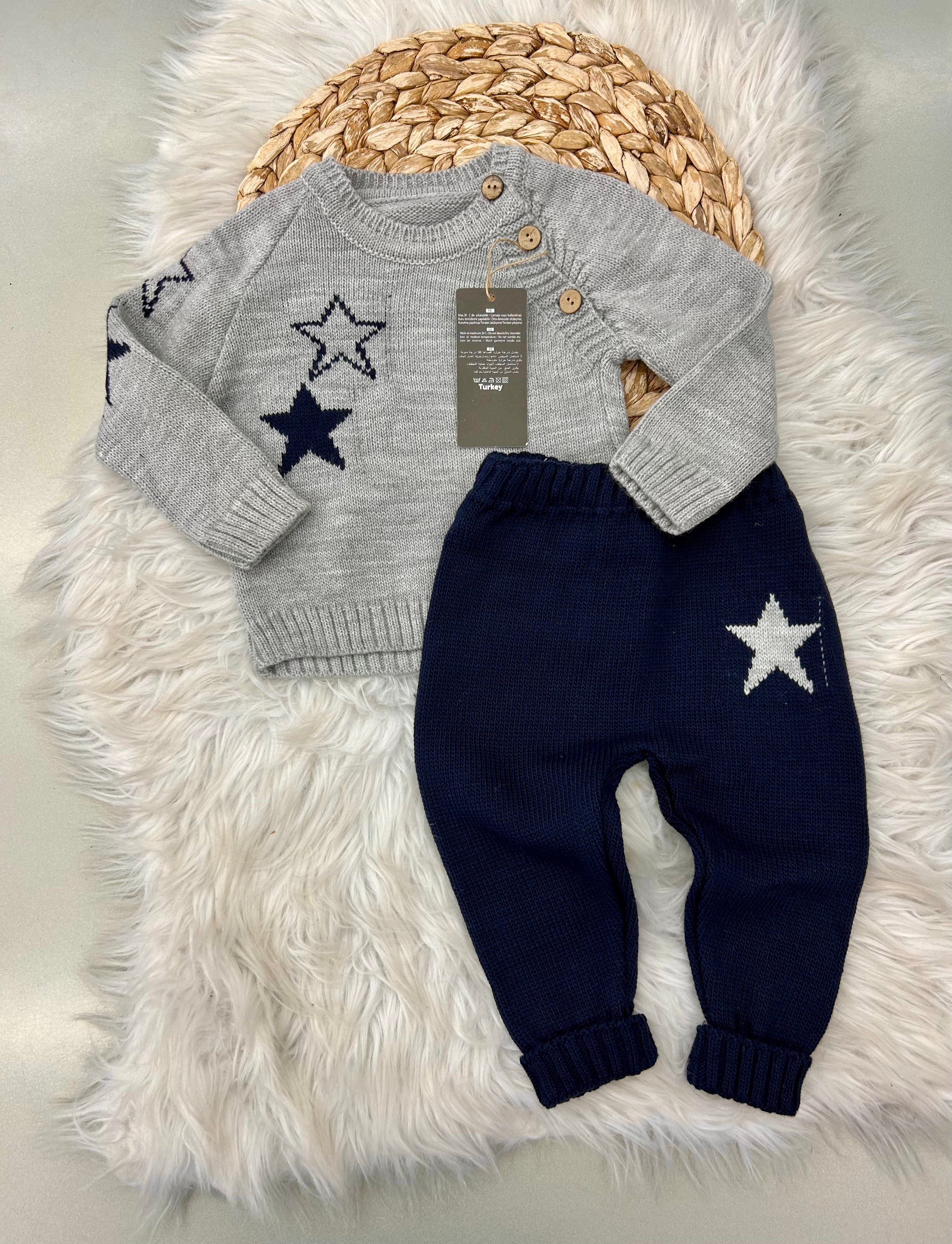 طقم صوف نجوم