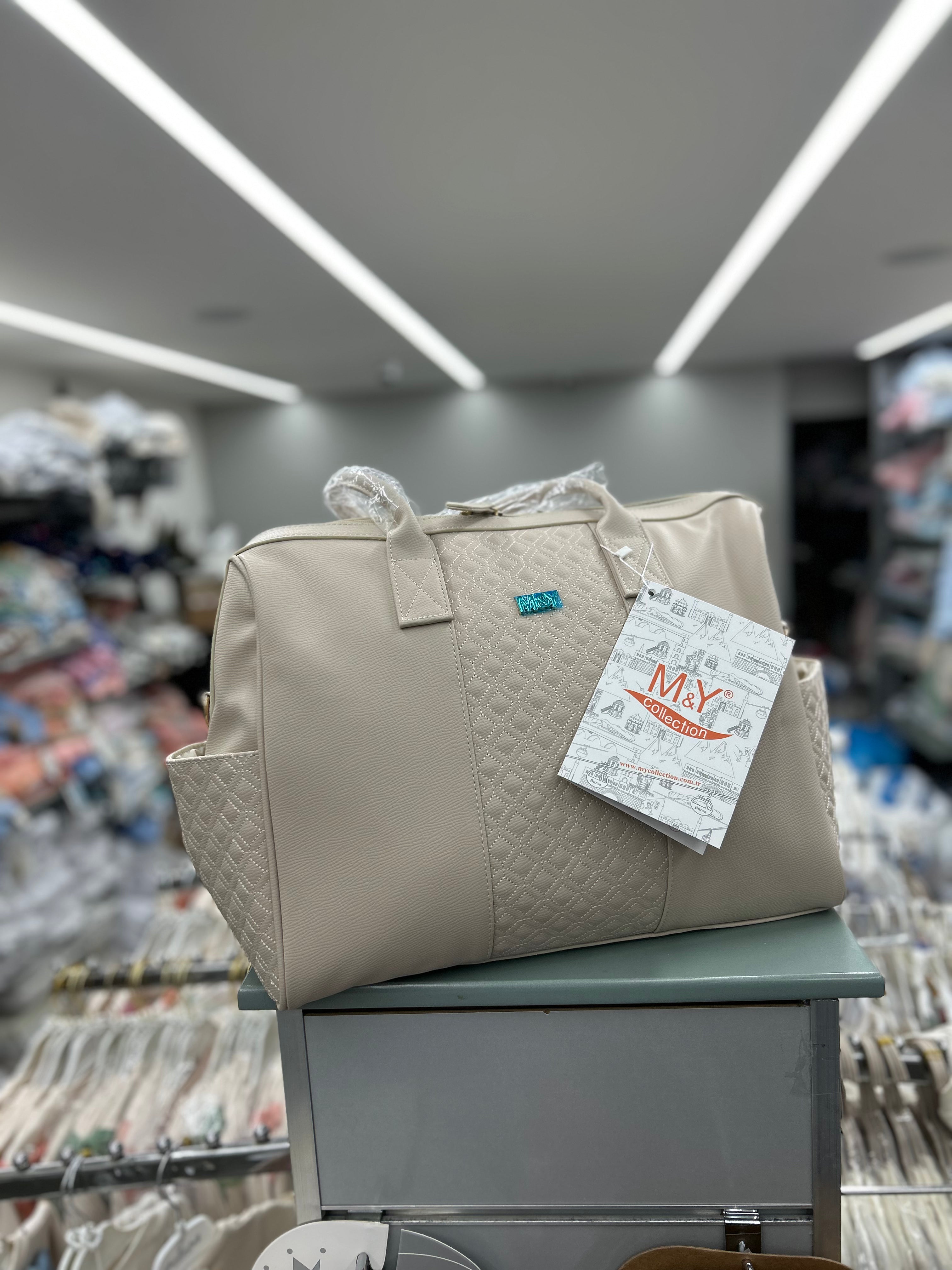 شنطة  7370 my collection جلد ايد تطريز
