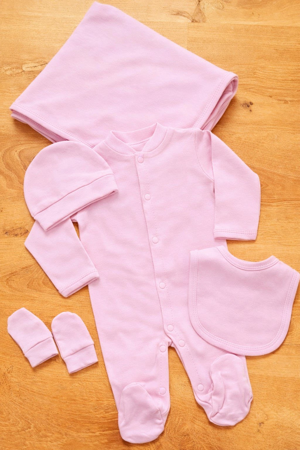 طقم 5 قطع سادة قطن