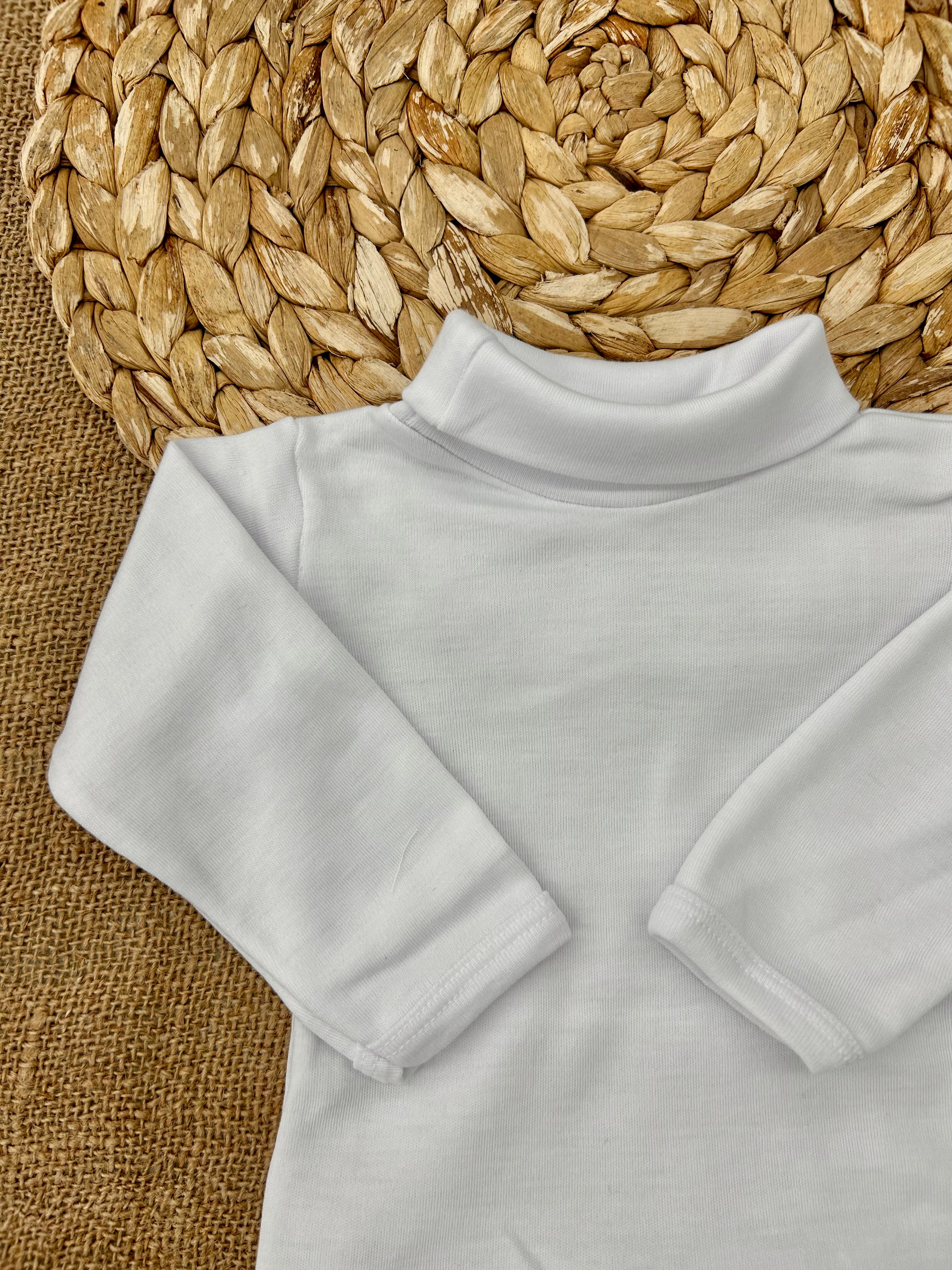 بلوزة قطن شتوي قبة كاملة